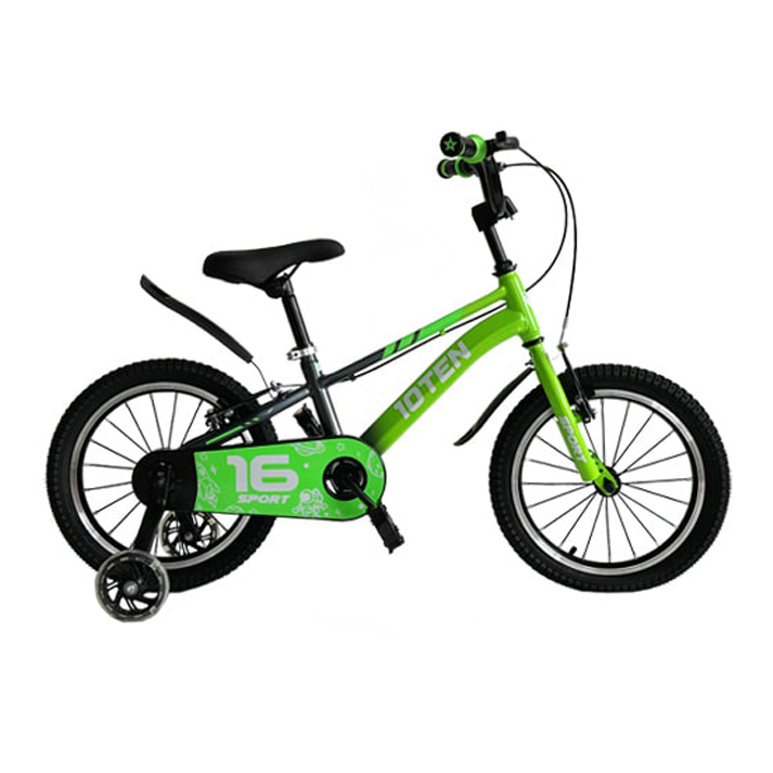 Bicicleta 10Ten Niño Aro 16 Lime Gray