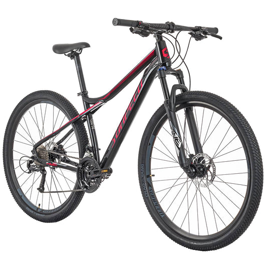 Bicicleta Sunpeed One aro 29 color negro/rojo - Bike new sport