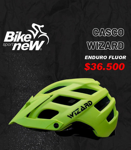 Casco Wizard Enduro Fluor