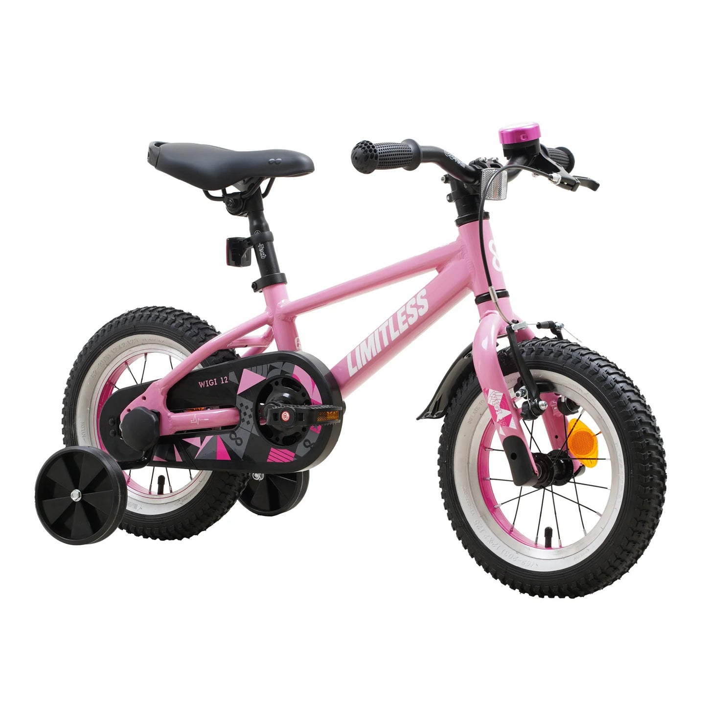 Bicicleta Limitless Wigi Aluminio Rosada aro 12