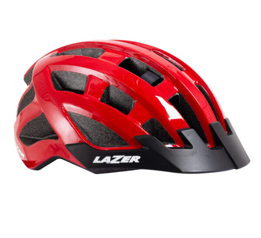 Casco Lazer Compact Rojo (Uni-size) - Bike new sport