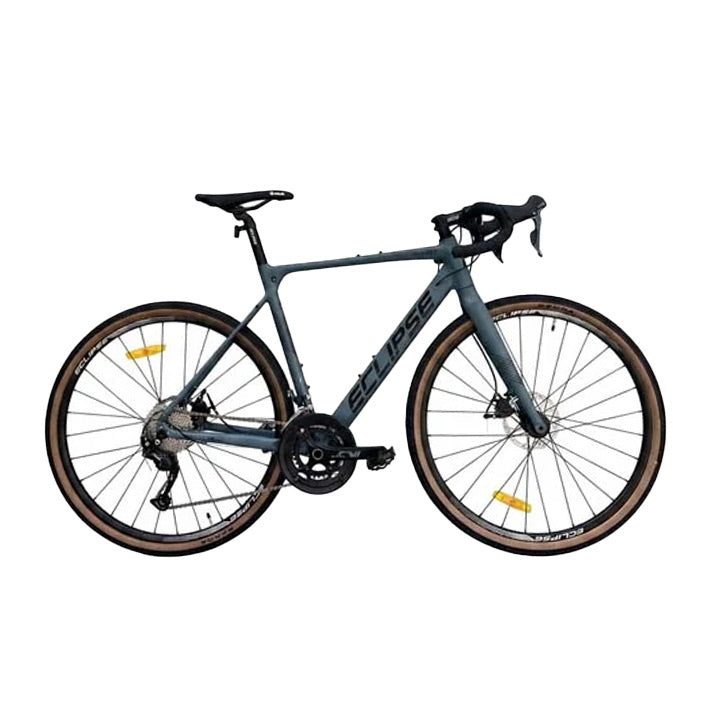 Bicicleta Eclipse Gravel 2x9 Disc Hydraulico Azul Petroleo