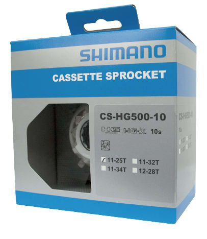 Piñon Shimano Cassette  CS-HG500-10  11-25T