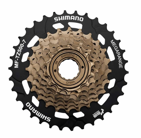 Piñón Shimano Megarance 7V. 14-34 Atornillado - Bike new sport